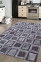Conceptum Folk Chenille - Negro 75 x 150 cm